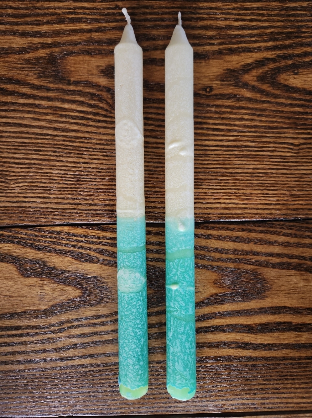 Vintage Decorative Ombré Candle Set x2